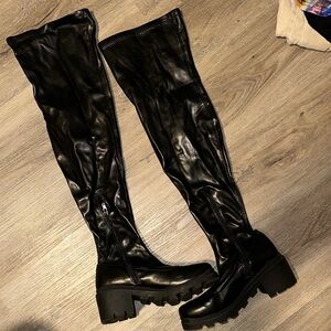 Thigh high boots